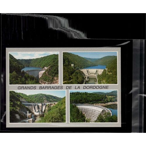 Carte Postale Grands Barrages De La Dordogne. Barrage De Marege.De Chastang.De L¿Aigle.De Bort. En L'état Sur Les Photos
