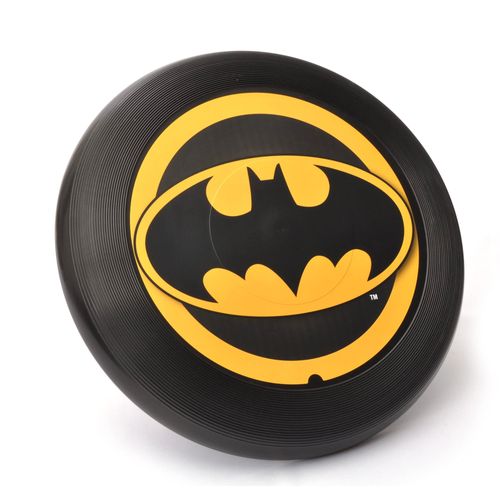 Ciao- Frisbee Batman Dc Comics 27 Cm En Plastique E7181 Noir Jaune One Size