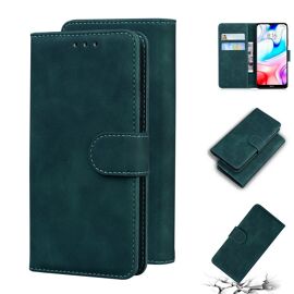 Xiaomi Redmi 8 Coque, Saturcase Toucher Confortable Pu Cuir Magnétique Flip Portefeuille Support Porte-Carte Protecteur Housse Étui Pour Xiaomi Redmi 8 (Vert)