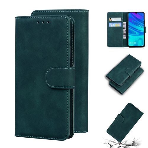 Huawei P Smart 2019 Coque, Saturcase Toucher Confortable Pu Cuir Magnétique Flip Portefeuille Support Porte-Carte Protecteur Housse Étui Pour Huawei P Smart 2019 (Vert)