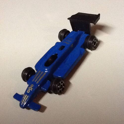 Petite Voiture Formule 1 Bleu Plastique