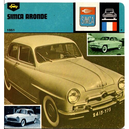Fiche Edito-Service Simca Aronde