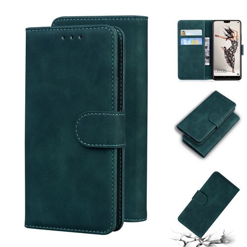 Huawei P20 Pro Coque, Saturcase Toucher Confortable Pu Cuir Magnétique Flip Portefeuille Support Porte-Carte Protecteur Housse Étui Pour Huawei P20 Pro (Vert)