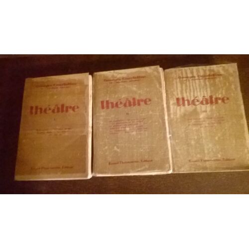 Théâtre De Courteline/3 Tomes / Georges Courteline/Ernest Flammarion/1929/1 136 Pages