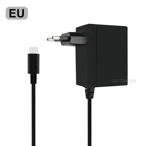 Chargeur adaptateur secteur pour Nintendo Switch, OLED Type C, alimentation USB, chargeur mural pour PS5, accessoires de portail, prise EU, US-EU Plug