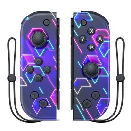Manette sans fil Bluetooth pour Nintendo Switch, manette de jeu, contrôle de jeu vidéo, réveil par vibration, PC, Android, iOS-E