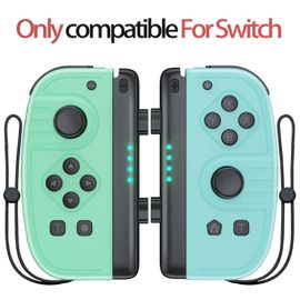 Manette sans fil pour Nintendo Switch, iOS, Android, PC, poignée de réveil à vibration turbo, anneau de fitness BT, contrôle des jeux vidéo-2129-green
