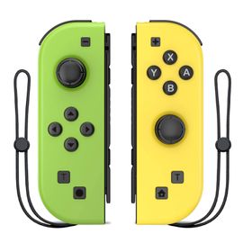 Manette sans fil pour Nintendo Switch, iOS, Android, PC, poignée de réveil à vibration turbo, anneau de fitness BT, contrôle des jeux vidéo-2130-yellow