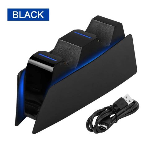 Station de charge rapide pour PS5 Touriste, Manette sans fil Dualwhip, Joystick, Chargeur, Support S6, PS5, SLIM Gamepad, Nouveau-Black