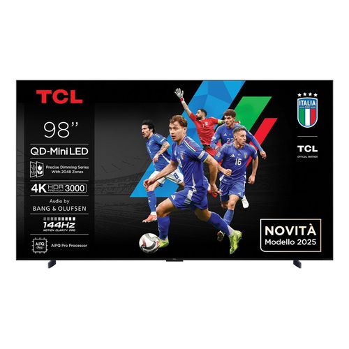 TCL 98C7K TV 2,49 m (98") 4K Ultra HD Smart TV Wifi Métallique 3000 cd/m²
