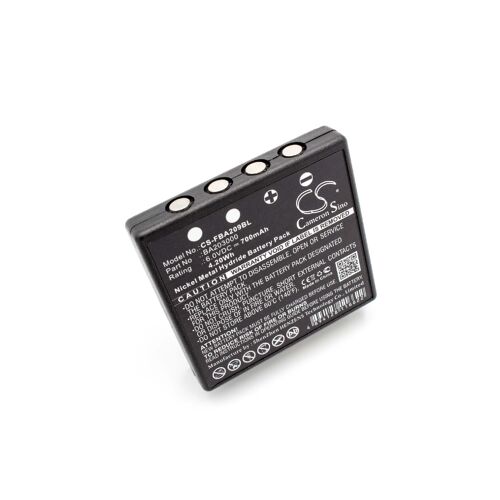 vhbw Batterie remplacement pour HBC PM237745002 pour opérateur télécommande industrielle (700mAh, 6V, NiMH)