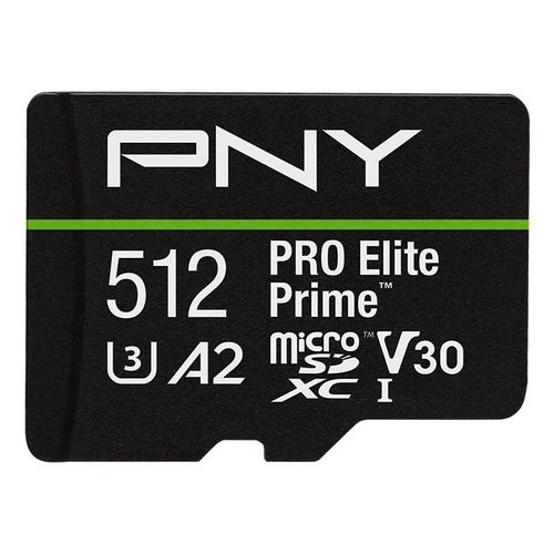 PNY PRO Elite Prime 512 Go MicroSDXC UHS-I Classe 10