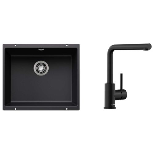 BLANCO ROTAN 500-U & MILA noir mat