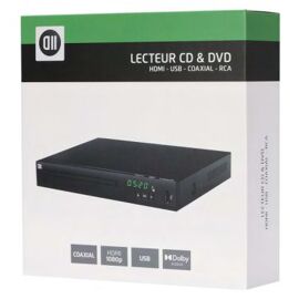 D2 Diffusion D2LDVDHDMICOAXUSBN lecteur DVD/Blu-Ray DVD player Noir