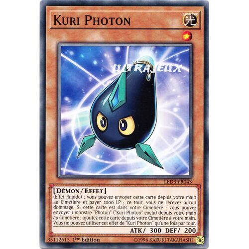 Yu-Gi-Oh! - Led3-Fr043 - Kuri Photon - Commune