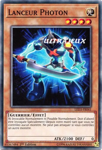 Yu-Gi-Oh! - Led3-Fr041 - Lanceur Photon - Commune