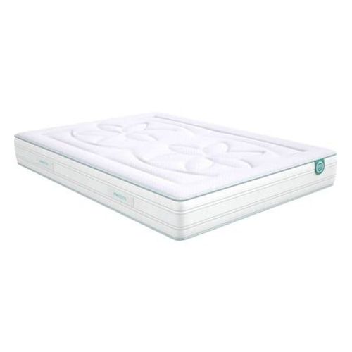 Merinos - Matelas Latex 100% Naturel 24cm Cozygreen  - Blanc