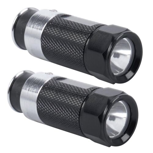 2pcs Mini Led Lampes De Poche Voiture Allume-Cigare Led Lampe De Poche Rechargeable