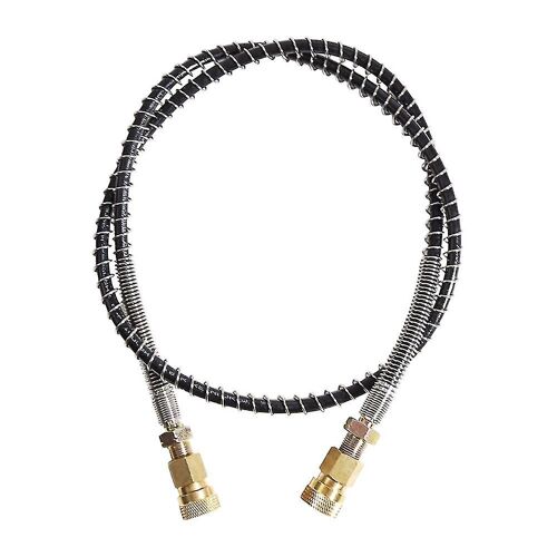 Tuyau Haute Pression Avec Ressort Enveloppé De 100 Cm De Long Pcp Pneumatics Pompe De Remplissage D'air Nylon Tuyau Noir
