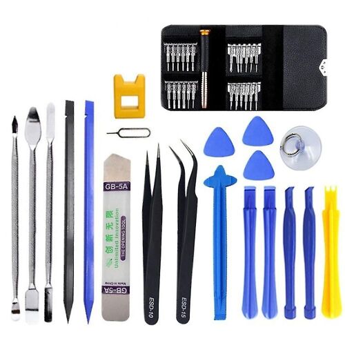 45 en 1 ouverture écran LCD kit d'outils de réparation de téléphone portable pour téléphone portable montre lunettes outils de réparation