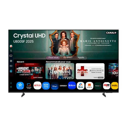 Samsung TV Crystal UHD 70" U8005F 2025, 4K, Smart TV