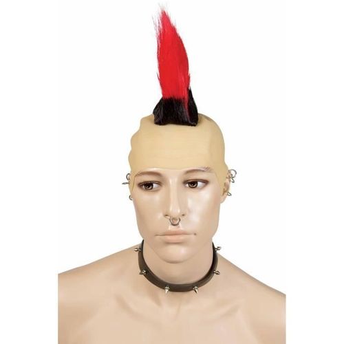 Perruque Crete De Punk - Beige - Taille Unique