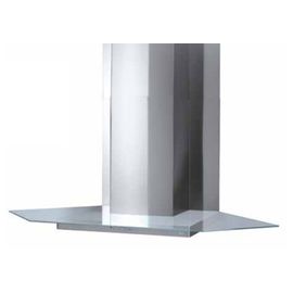 Hotte décorative murale Roblin ORELIA 900 en inox et verre - Coin Acier inoxydable, Transparent 740 m³/h