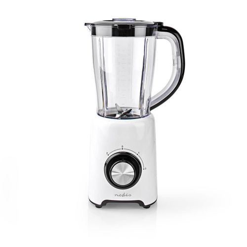 Nedis KABL300CWT blender 1,5 L Mélangeur de table 800 W Noir, Blanc