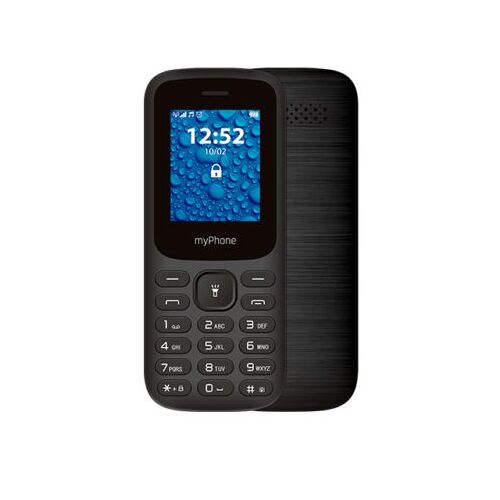 myPhone MP2220 téléphone portable 4,5 cm (1.77") 67,5 g Noir Appareil-photo de téléphone