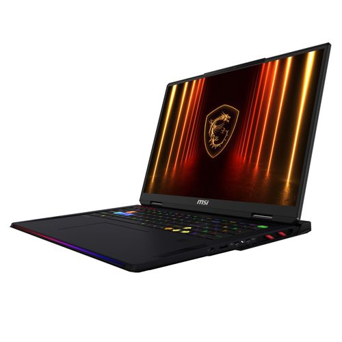 MSI Raider A18 HX A9WJG-258FR AMD Ryzen 9 9955HX3D Ordinateur portable 45,7 cm (18") UHD+ 64 Go DDR5-SDRAM 2 To SSD NVIDIA GeForce RTX 5090 Wi-Fi 7 (802.11be) Windows 11 Pro Noir