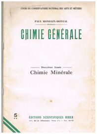 Chimie Générale - Chimie Minérale 2e Année Vol 5