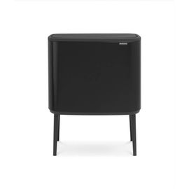 Brabantia 316067 poubelle 33 L Rectangulaire Acier inoxydable Noir