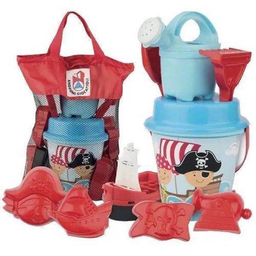Jeux De Plage - Bucket Kits Strandset Pirates Pièce 10 En Tas