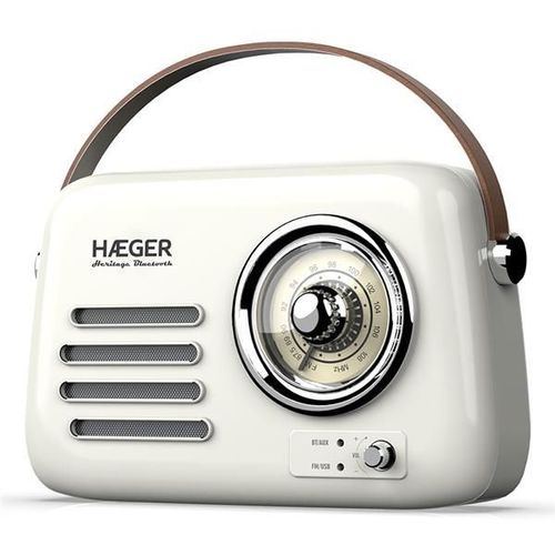 Haeger RB-CRE.003A Radio portable Analogique Crème