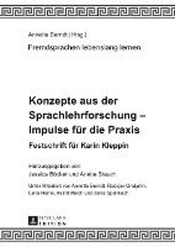 Konzepte Aus Der Sprachlehrforschung - Impulse Für Die Praxis