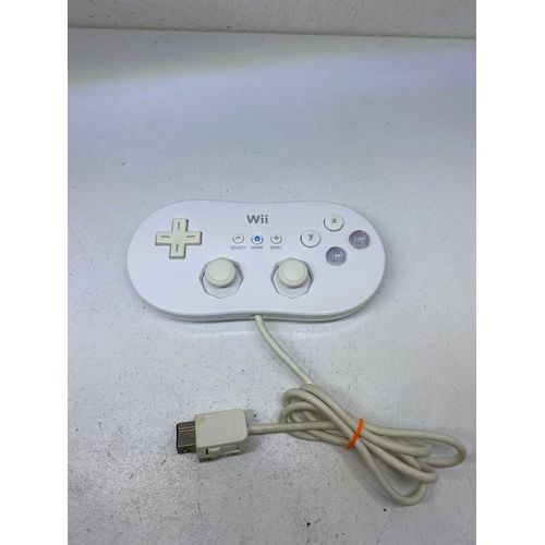 Manette Classique - Nintendo Wii U - Joypad Blanc - Officielle