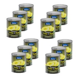 Lot 12x Ananas Tranche Au Jus - 4/4 - Boîte 825g