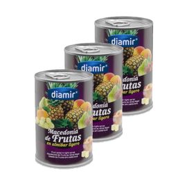 Lot 3x Macédoine De Fruits Au Sirop - Boîte 420g