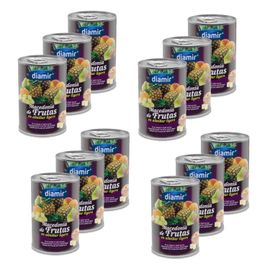 Lot 12x Macédoine De Fruits Au Sirop - Boîte 420g