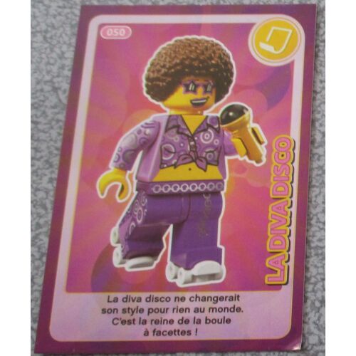 Carte Auchan 2018 : Crée Ton Monde Lego - N°050 La Diva Disco