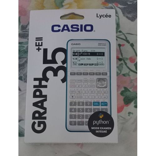 Calculatrice graphique Casio GRAPH 35+EII PYTHON