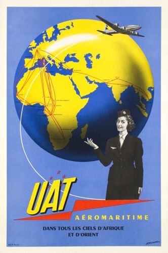 Affiche Uat Dans Ciels Afrique Et Orient