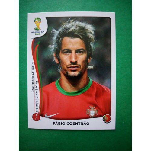 Fabio Coentrao 513 - Portugal - Stickers Fifa World Cup Brasil 2014 - Panini