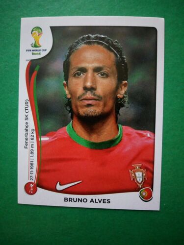 Bruno Alves 511 - Portugal - Stickers Fifa World Cup Brasil 2014 - Panini