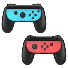 1 Paire Twin Pack Poignées Compatible Avec Nintendo Switch Joy-Con - Noire