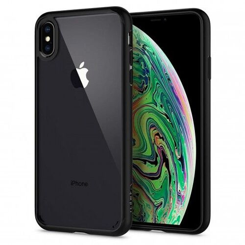 Coque pour iPhone XS Max 6.5 Spigen Ultra Hybrid noir