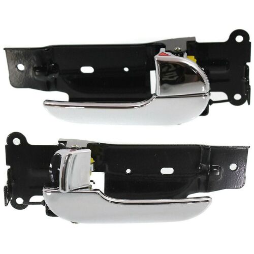 2pcs / Set Poignée De Porte Intérieure Avant Lh Rh Compatible Avec Kia Sedona 2002-2005 0k53b59330 0k53b58330 I
