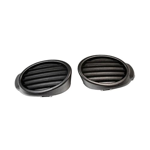 1 Paire De Voiture Noire Pare-Chocs Avant Antibrouillard Lampe Couvercle Lunette De Calandre Cp9z17b814a Cp9z17b814b Fit Pour La Mise Au Point