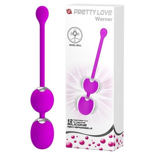Boules De Geisha Rechargeable Werner - 12 Vitesses 20cm - D3.4cm