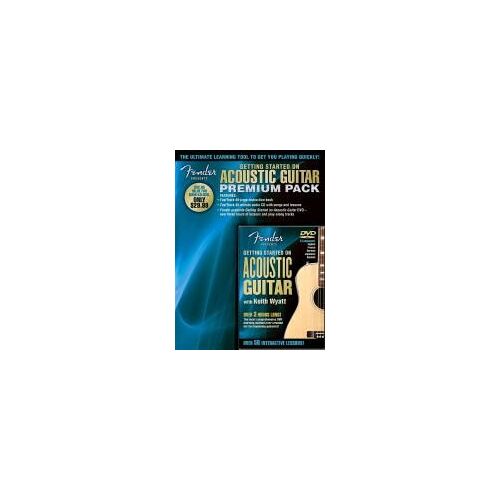 Fender Presents Getting Started On Acoustic Guitar - Premium Pack